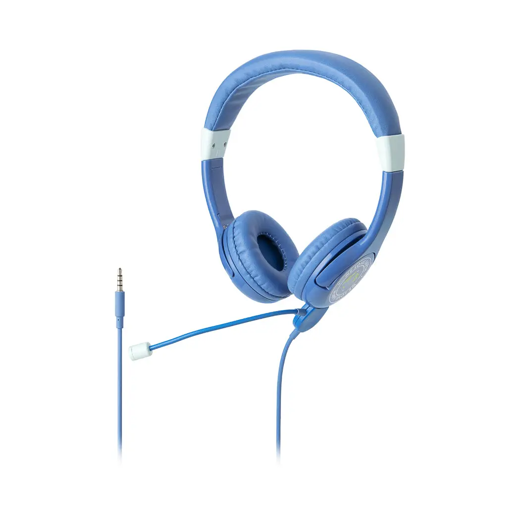 I Love Earth Wired Headset With Boom Microphone  (Royal Blue)  Model: Yf-2006 1