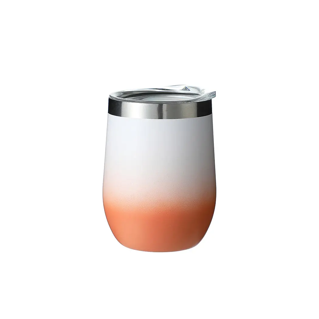 Gradient Color Double Wall Tumbler - 343Ml(Orange) 1