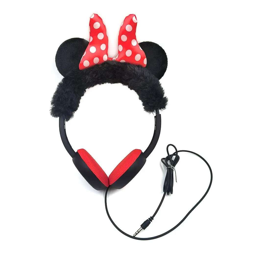 Mickey Mouse Collection Half-Covered Wired Headset (Minnie)  Model: Yf-2032 1
