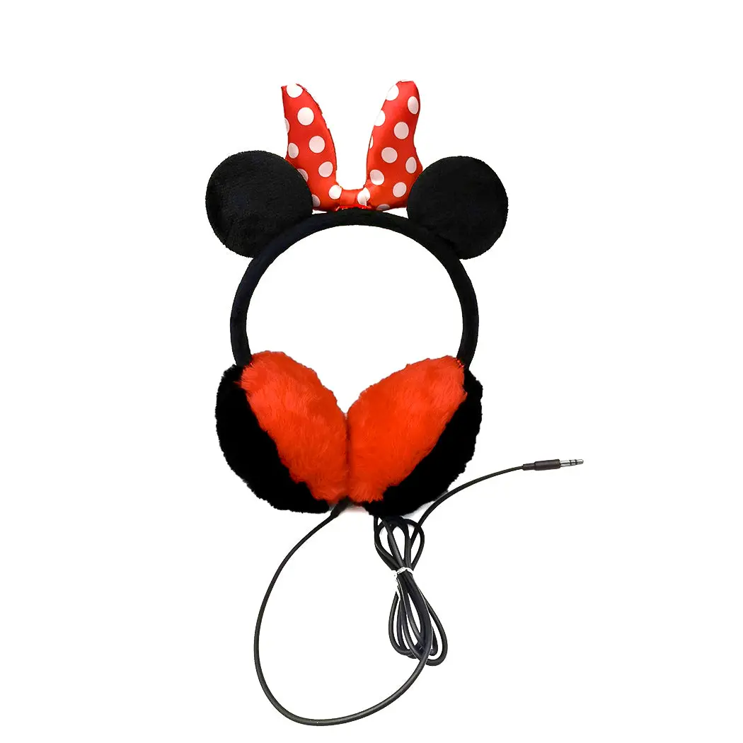 Mickey Mouse Collection Full-Covered Wired Headset (Minnie)  Model: Yf-2051 1