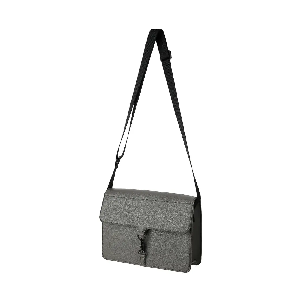 Crossbody Bag With Snap Hook(Gray) 1