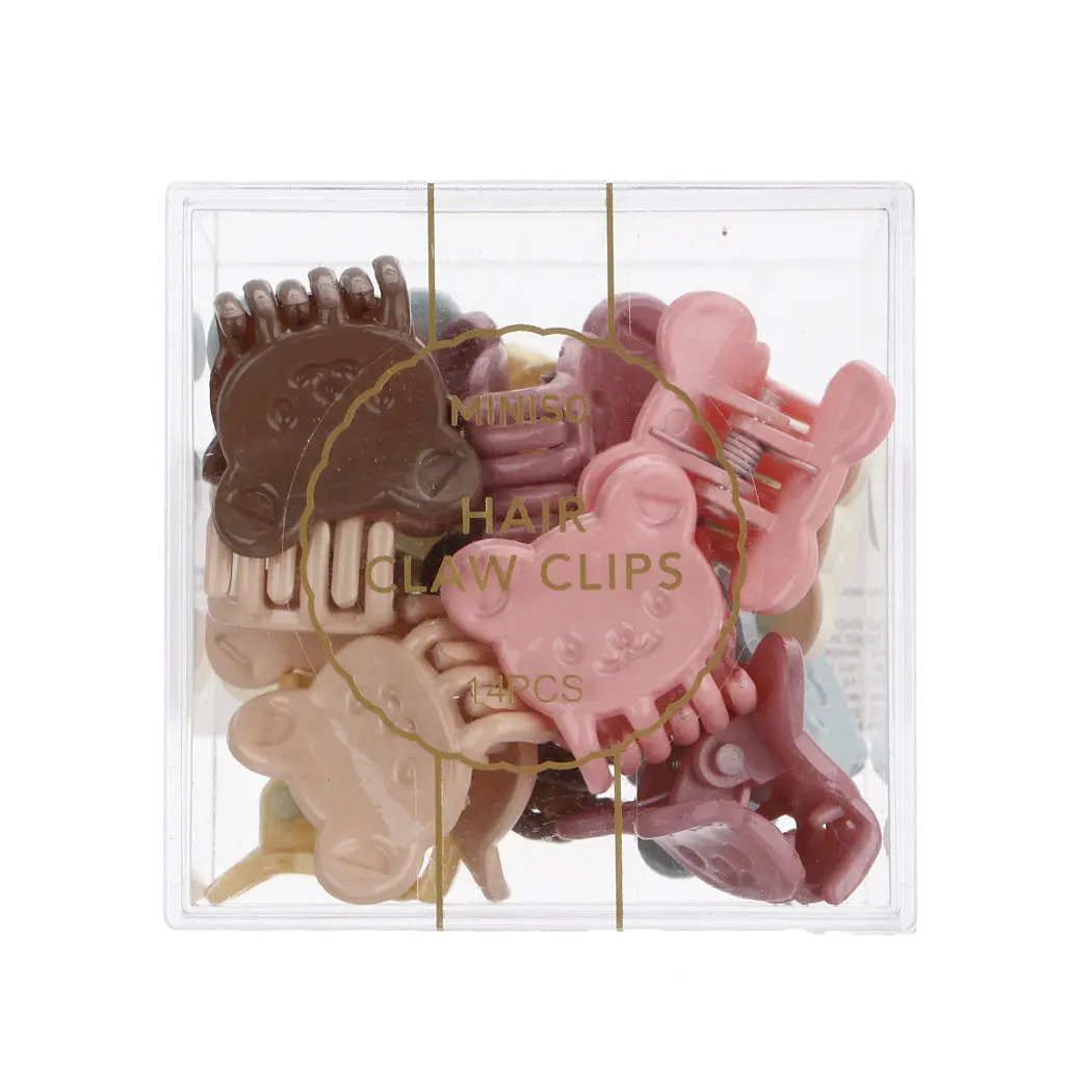 Cute Bear Mini Hair Claw Clip (14 Pcs) 1