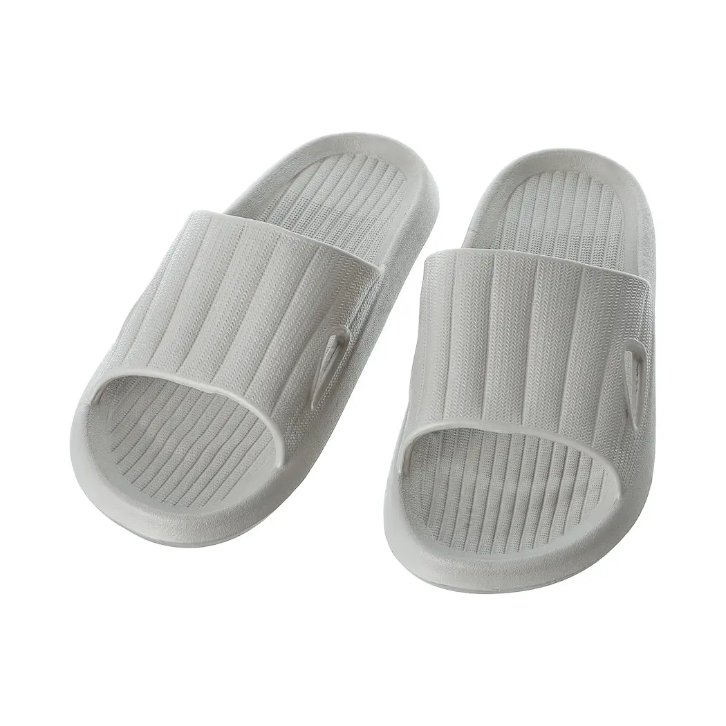 (43-44,Khaki) Convenient Lightweight Bath Slippers 1
