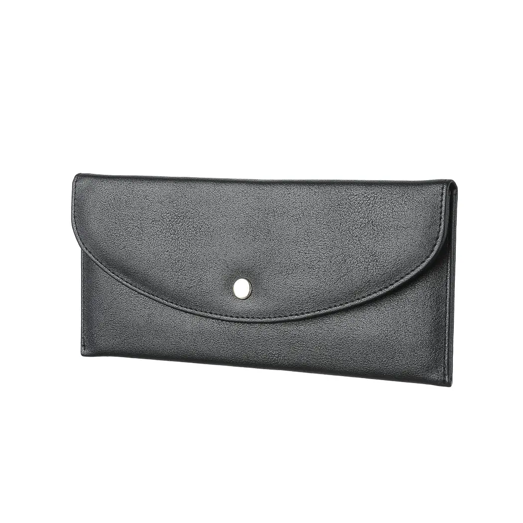 Women's Long Slim Wallet (Black) 1