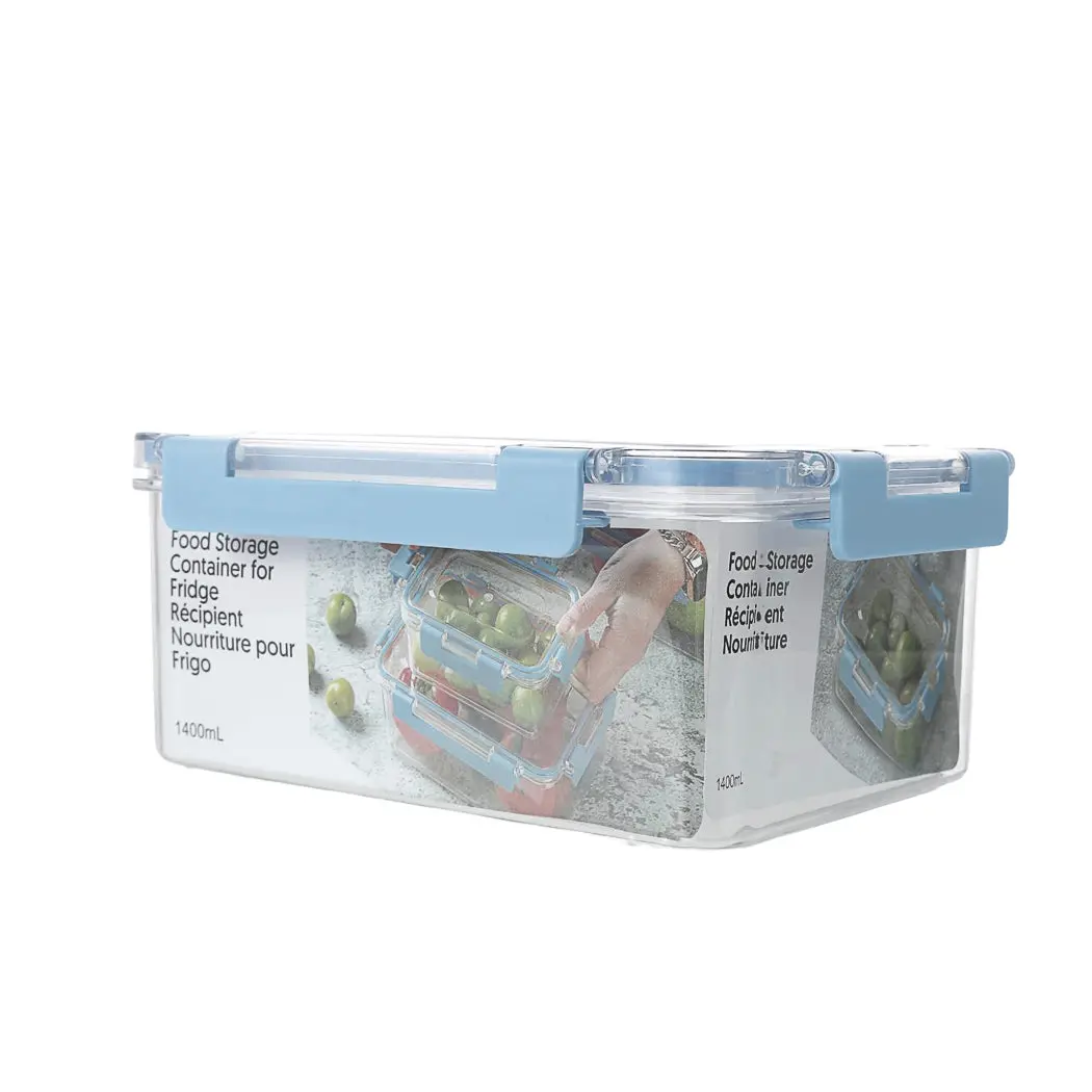 Food Storage Container For Fridge (1400Ml)(Blue) 1