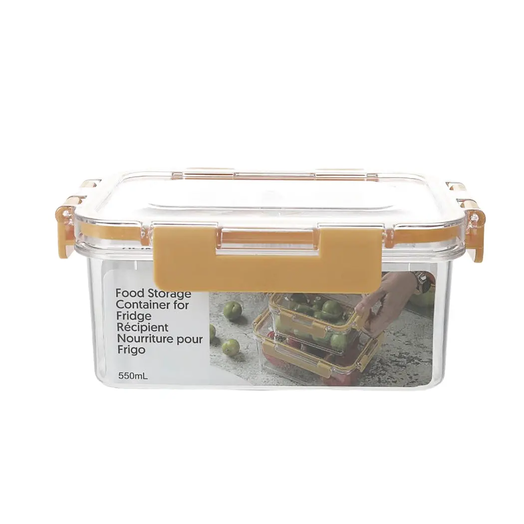 Food Storage Container For Fridge (550Ml)(Yellow) 1