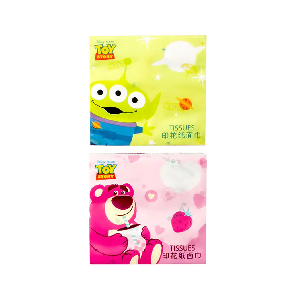 Miniso Disney Pixar Collection Printed Facial Tissues (Lotso & Alien, Pocket Pack, 40 Sheets) 1