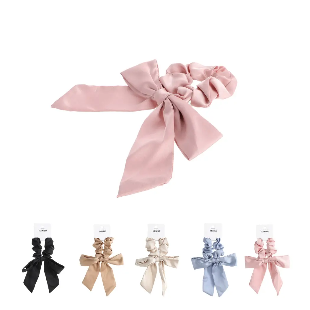 Solid Color Bowknot Hair Tie (1 Pc) 1