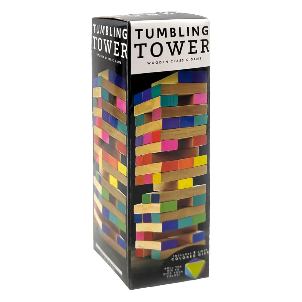 Wooden Tumbling Tower Game (48 Pcs) 1