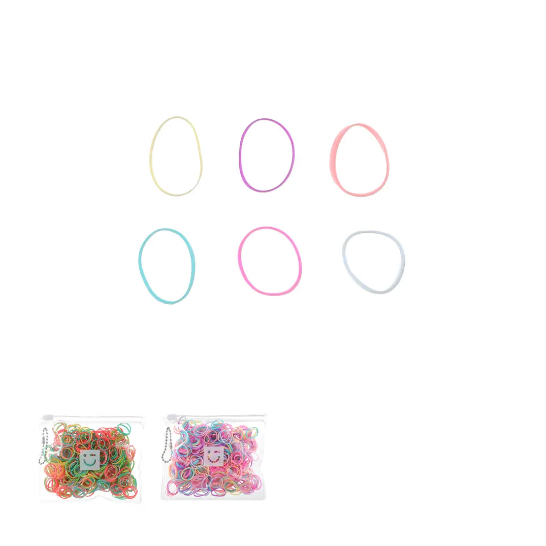 Disposable & Durable Small Rubber Bands (Assorted, 500Pcs) 1