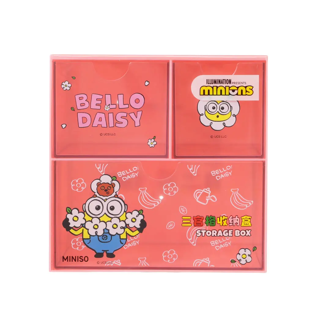Daisy Minions Collection 3 Drawer Storage Box 1