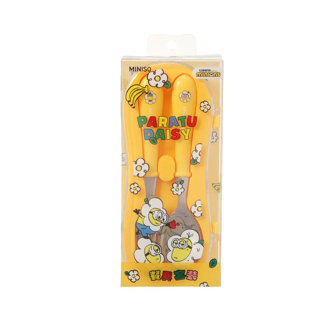 Daisy Minions Collection Flatware Set (Fork & Spoon) (Yellow) 1
