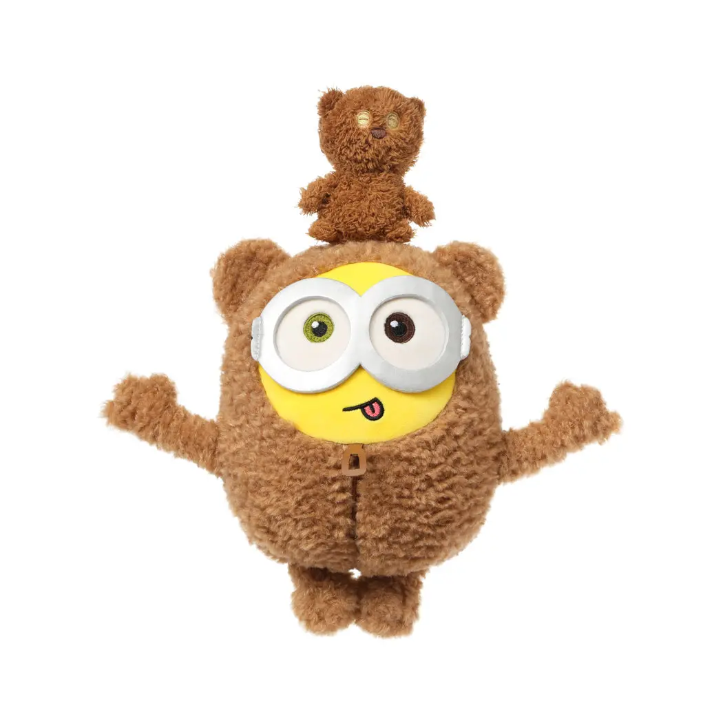 Bob+Tim Collection 11In. Costume Minions Plush Toy 1