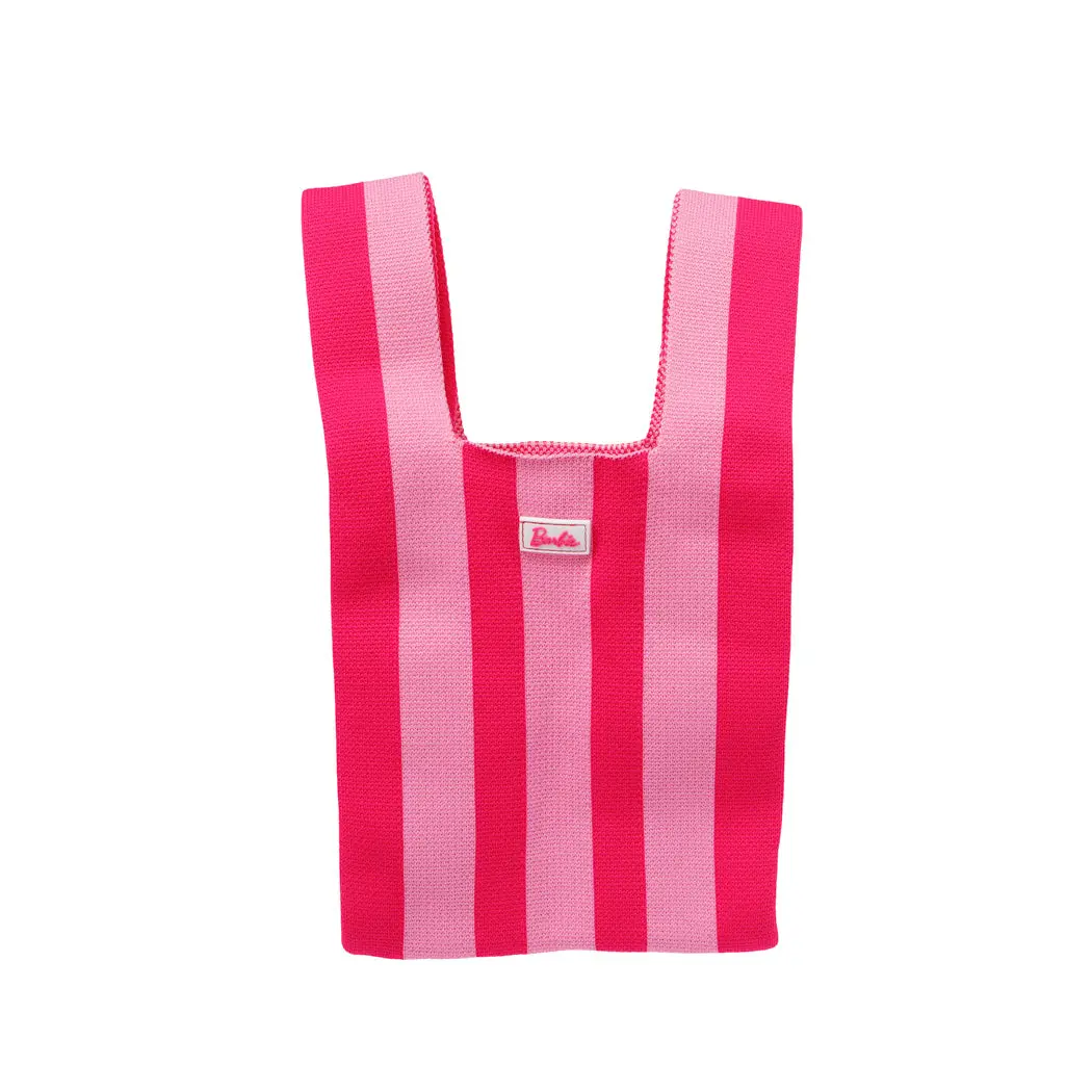 Barbie Shining Collection Knitted Handbag(Striped) 1
