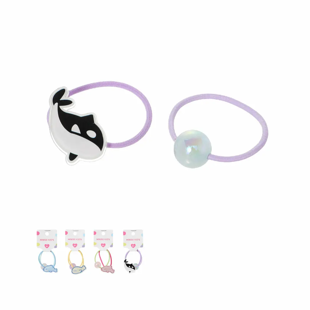 Whale Hair Ties (2 Pcs) 1