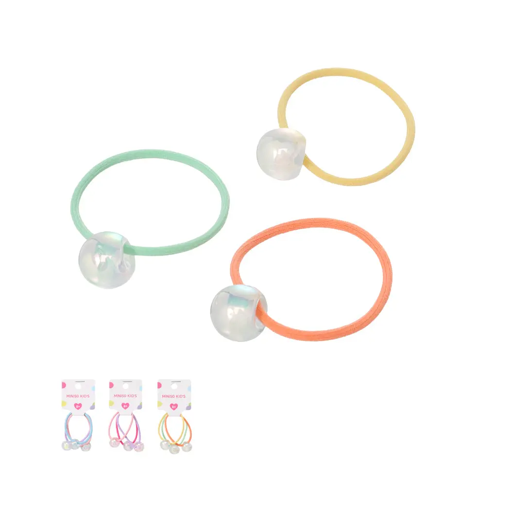 Bead Hair Ties (3 Pcs) 1