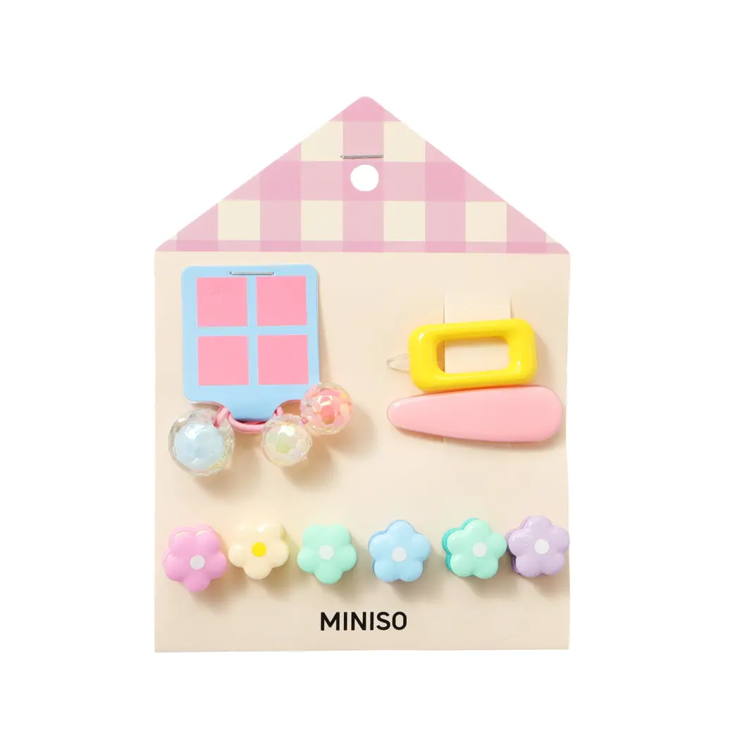 Flower Kids' Hair Accessories Set (9 Pcs) 1