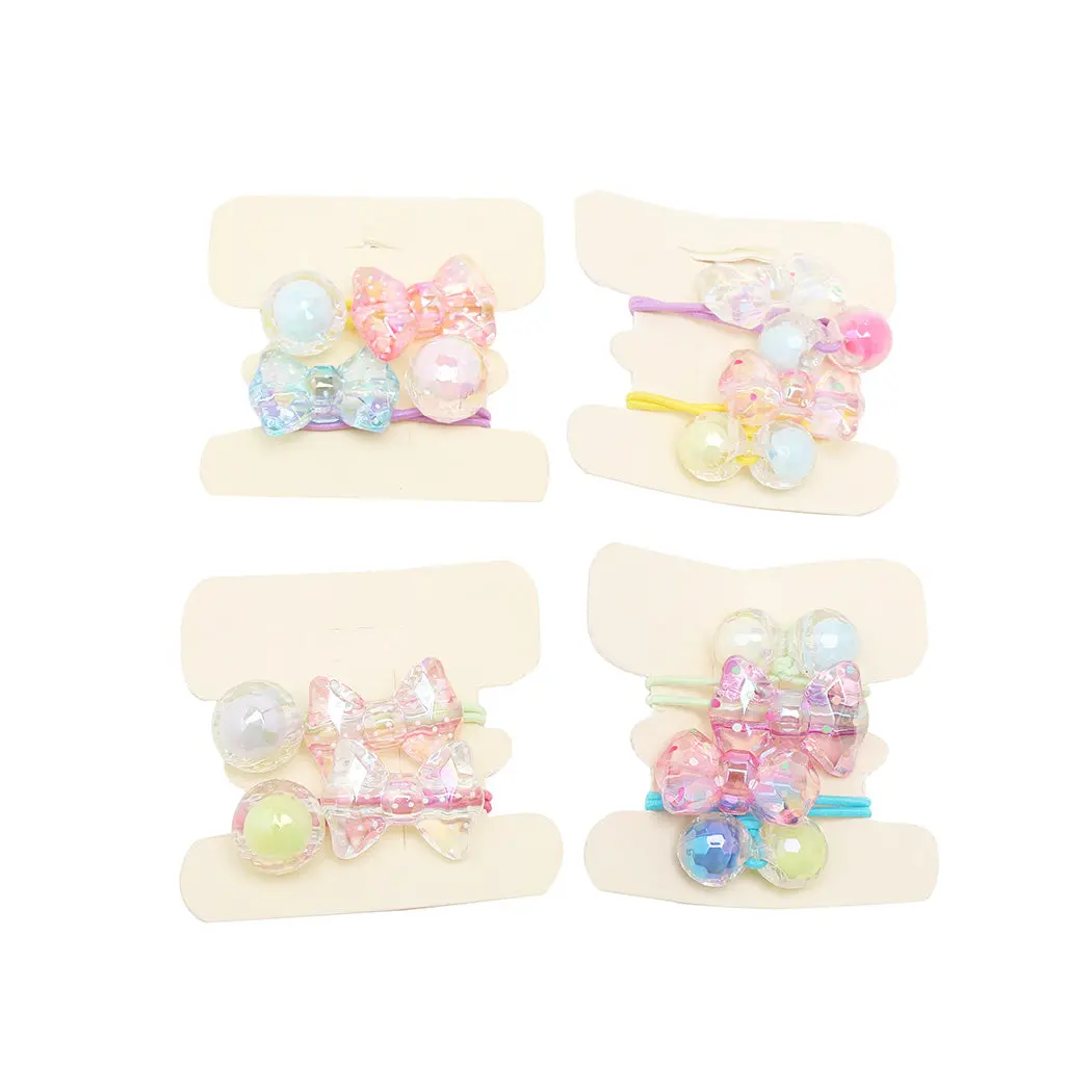 Polka Dots Bowknot Hair Ties (2 Pcs) 1