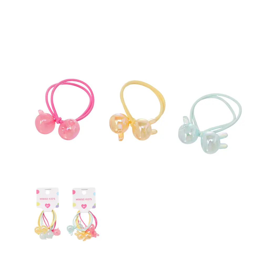 Bunny Bear Hair Ties (3 Pcs) 1