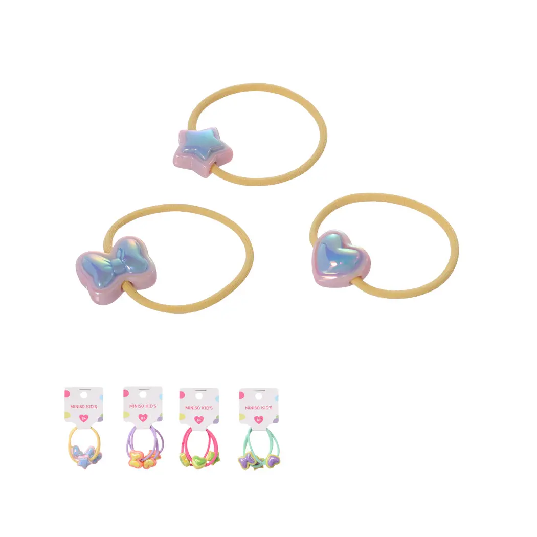Star Bowknot Hair Ties (3 Pcs) 1