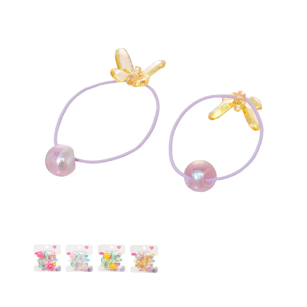 Gradient Color Butterfly Hair Ties (2 Pcs) 1