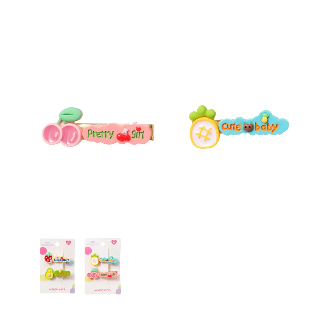 Fun Fruit Hair Clips (2 Pcs) 1