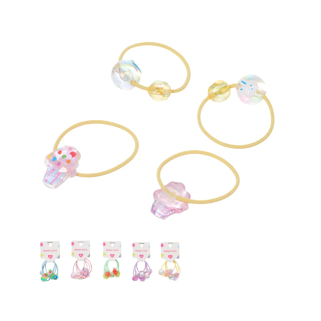 Ice Cream Hair Ties (4 Pcs) 1