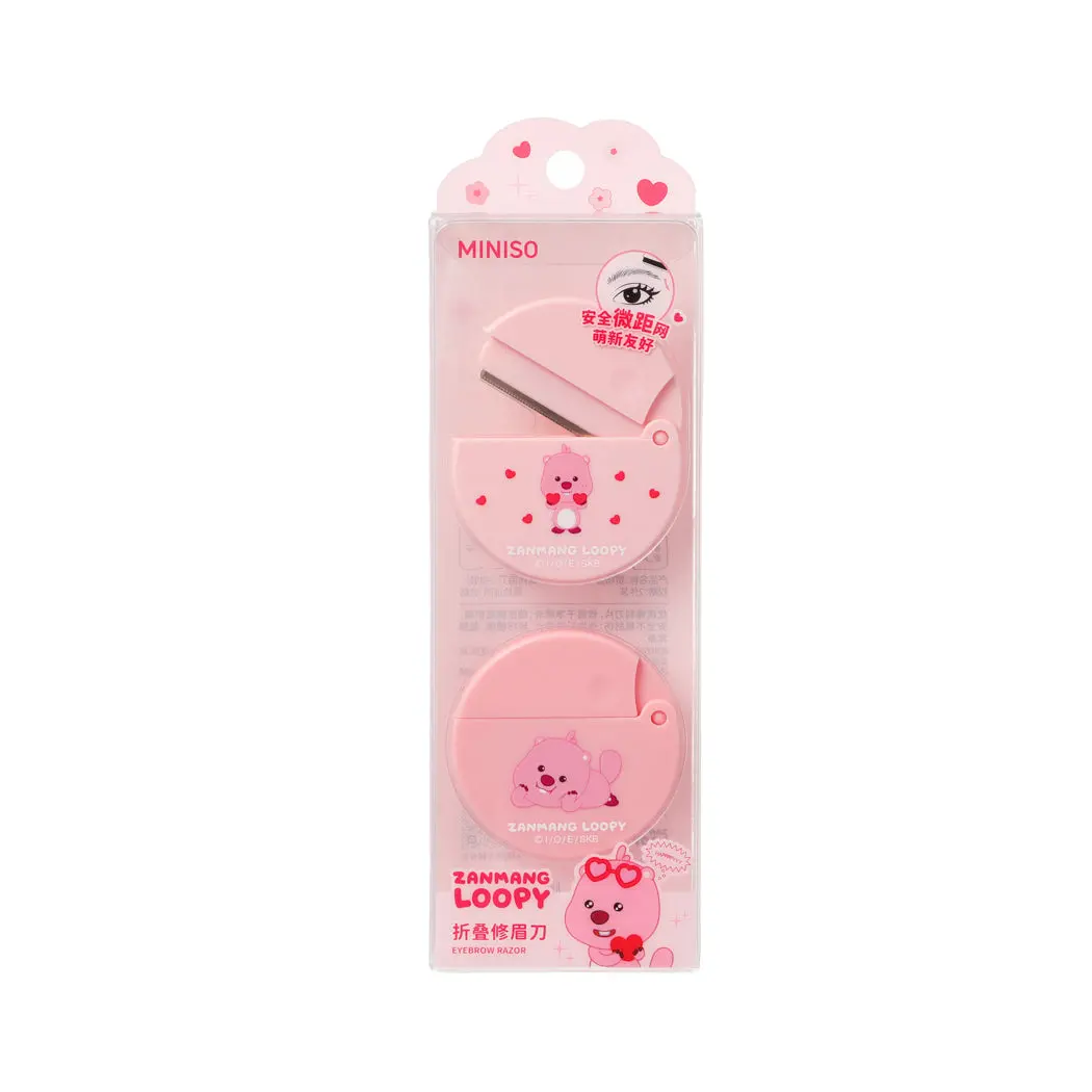 Zanmang Loopy Collection Foldable Eyebrow Razors (2 Pcs) 1