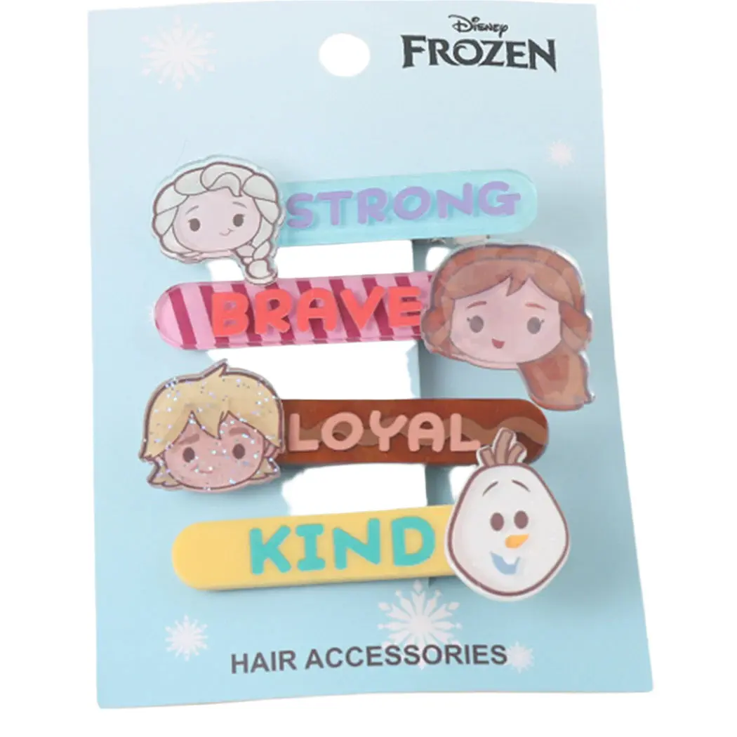 Disney Frozen Collection Hair Clips (4 Pcs) 1