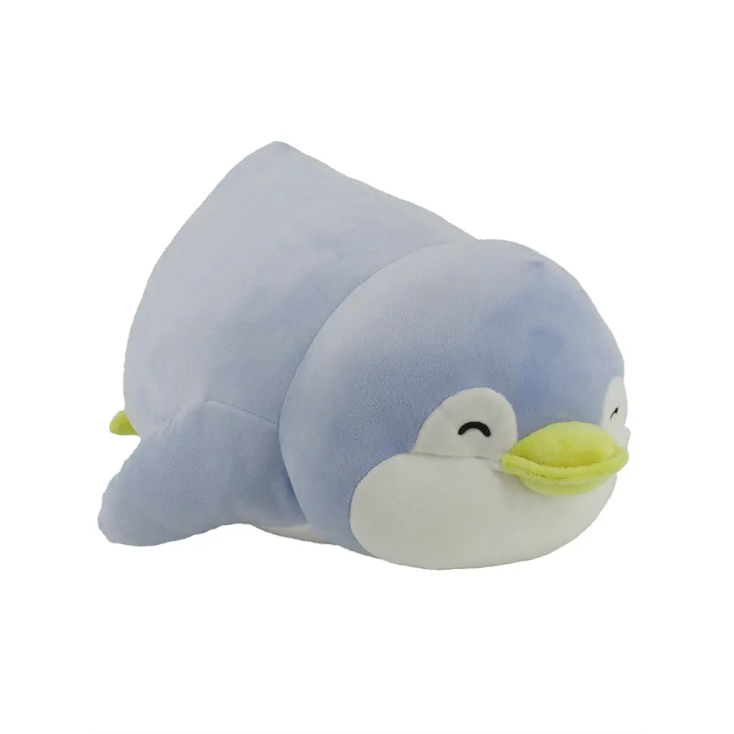 15In. Lying Penguin Plush Toy(Blue Mini Pen) 1