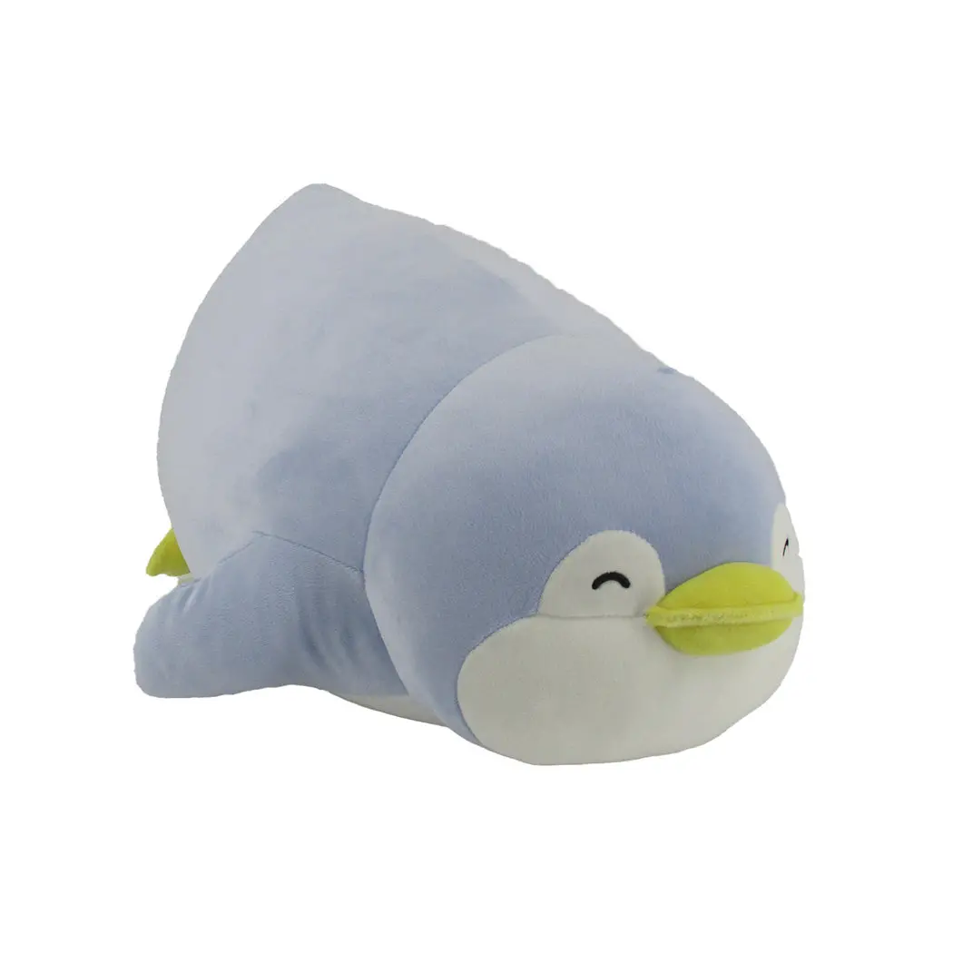 19In. Lying Penguin Plush Toy(Blue Mini Pen) 1