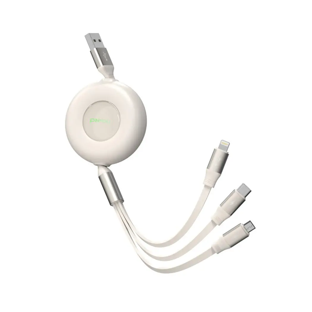 Master Series 3-In-1 Charging Cable(Beige) 1