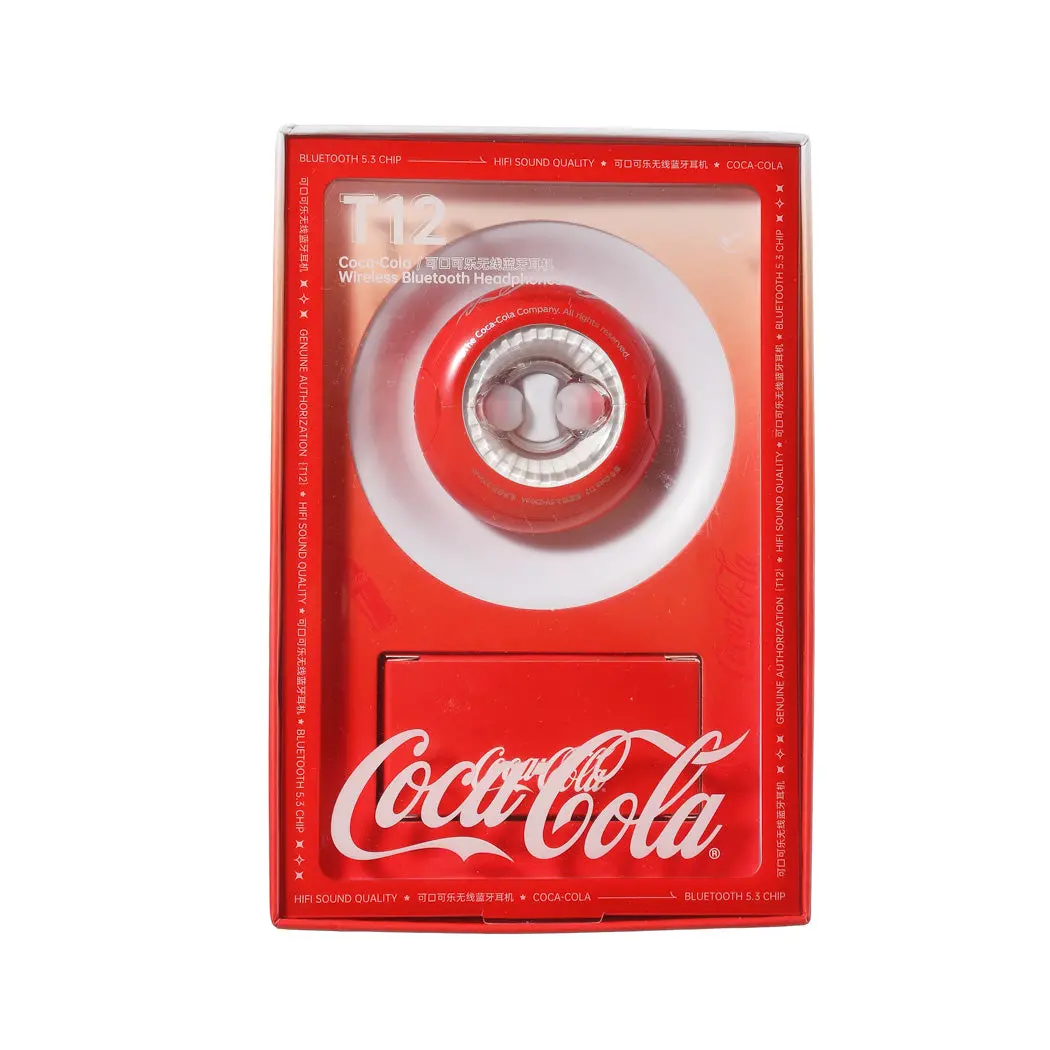 Coca-Cola Wireless Earphones  Model: Coke T12(Red) 1