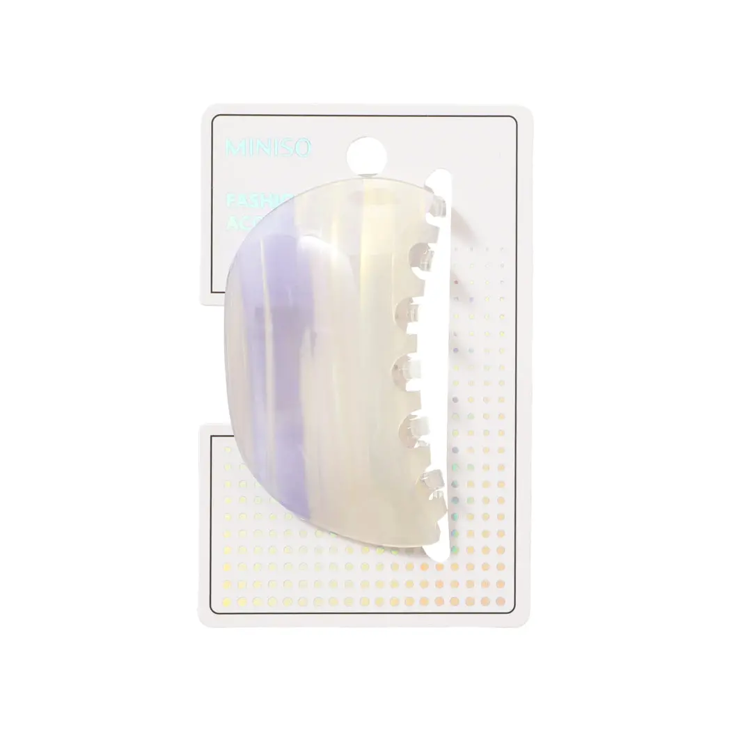 Romantic Purple Mountain Shape Hair Claw Clip 1