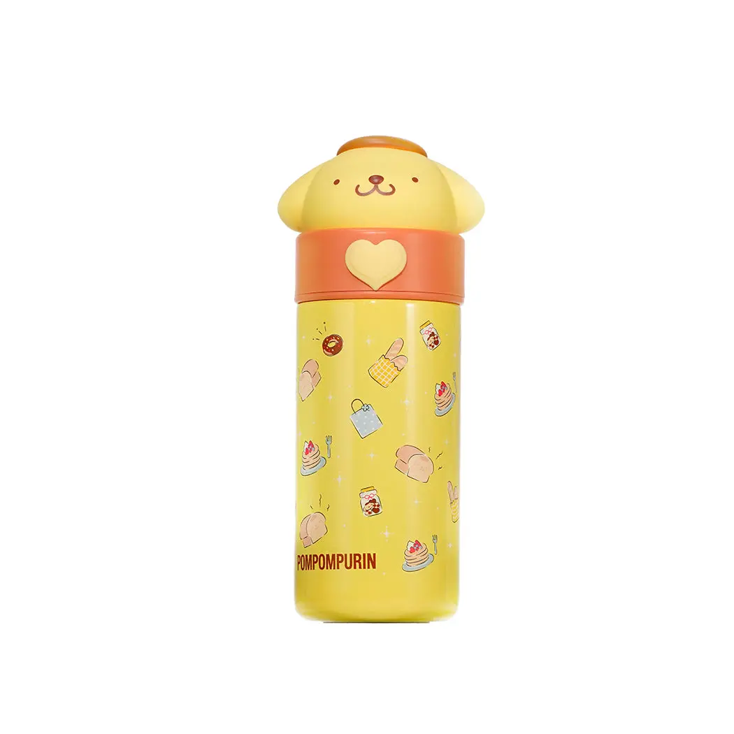 Sanrio Characters Insulated Bottle (350Ml)(Pompompurin) 1