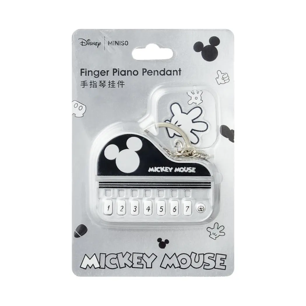 Disney Silver Retro Mickey Collection Mini Piano Charm, Model: K208 1