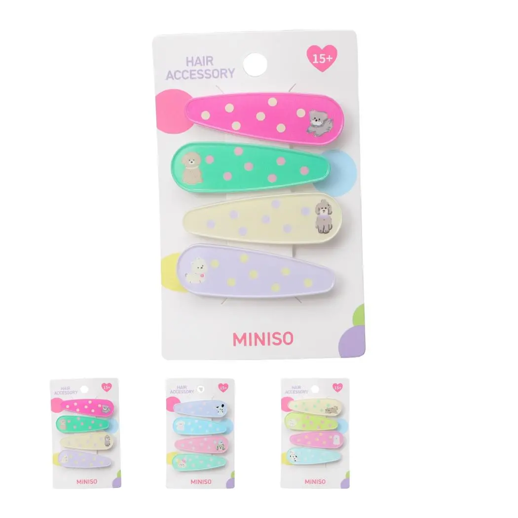 Fun Animal Series Hair Clips (4 Pcs) 1