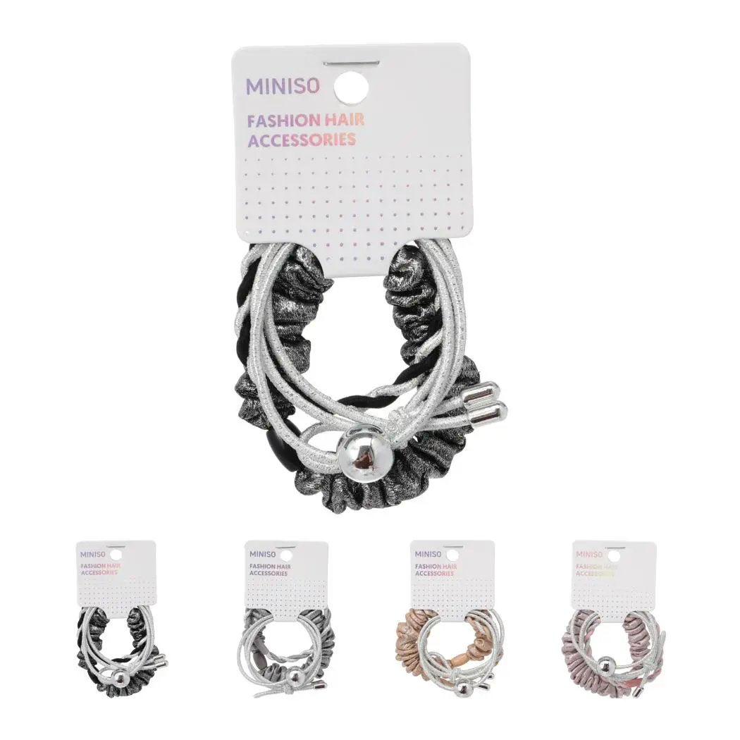 Korean Style Hair Ties (4 Pcs) 1