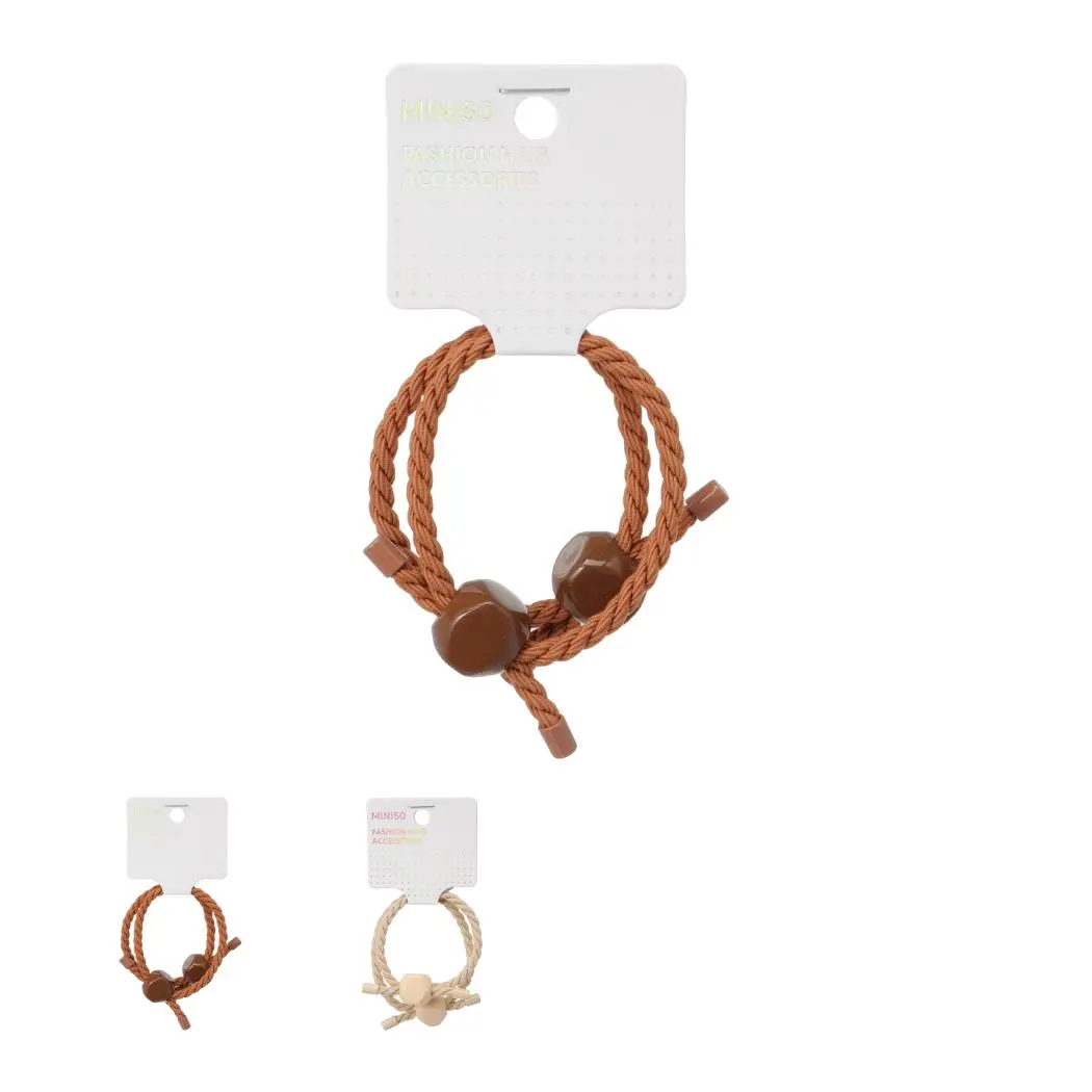 Korean Style Hair Ties (2 Pcs) 1