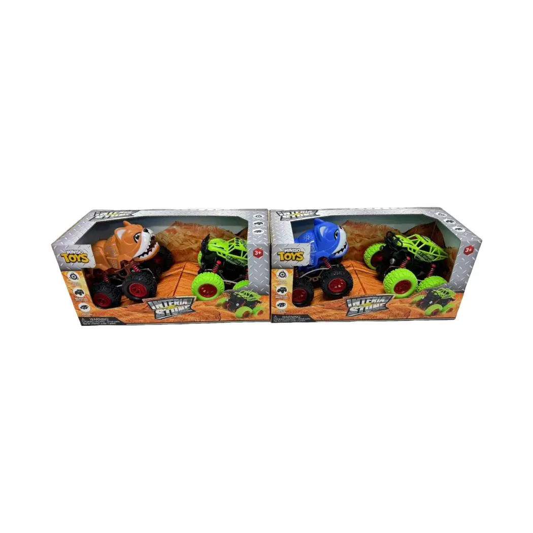 Interia Stunt Car (2 Pcs) (2 Assorted Models)(Dog, Off-Road Vehicle) 1