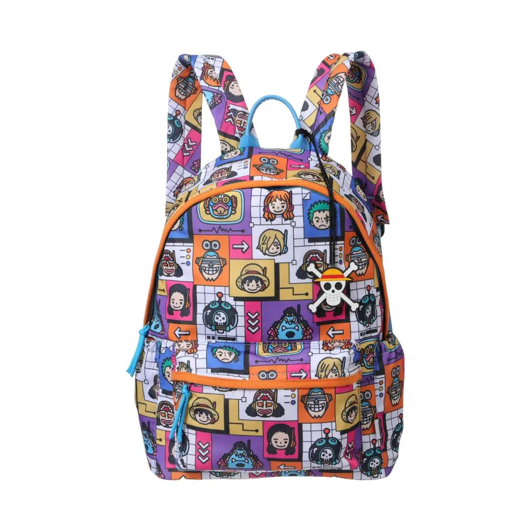 One Piece Collection All-Over Print Backpack(Orange) 1