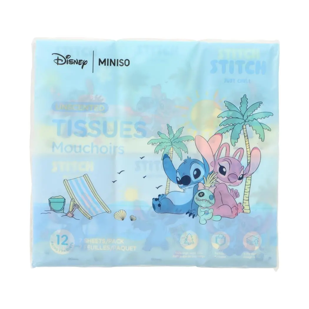 Disney Lilo & Stitch Collection Unscented Tissues (12 Packs) 1