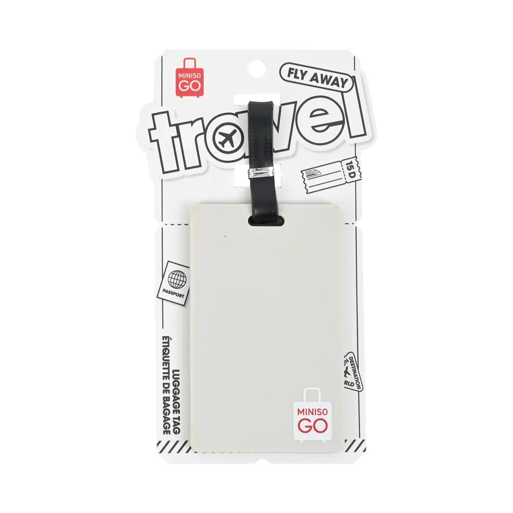 Miniso Go Series Luggage Tag(Beige) 1