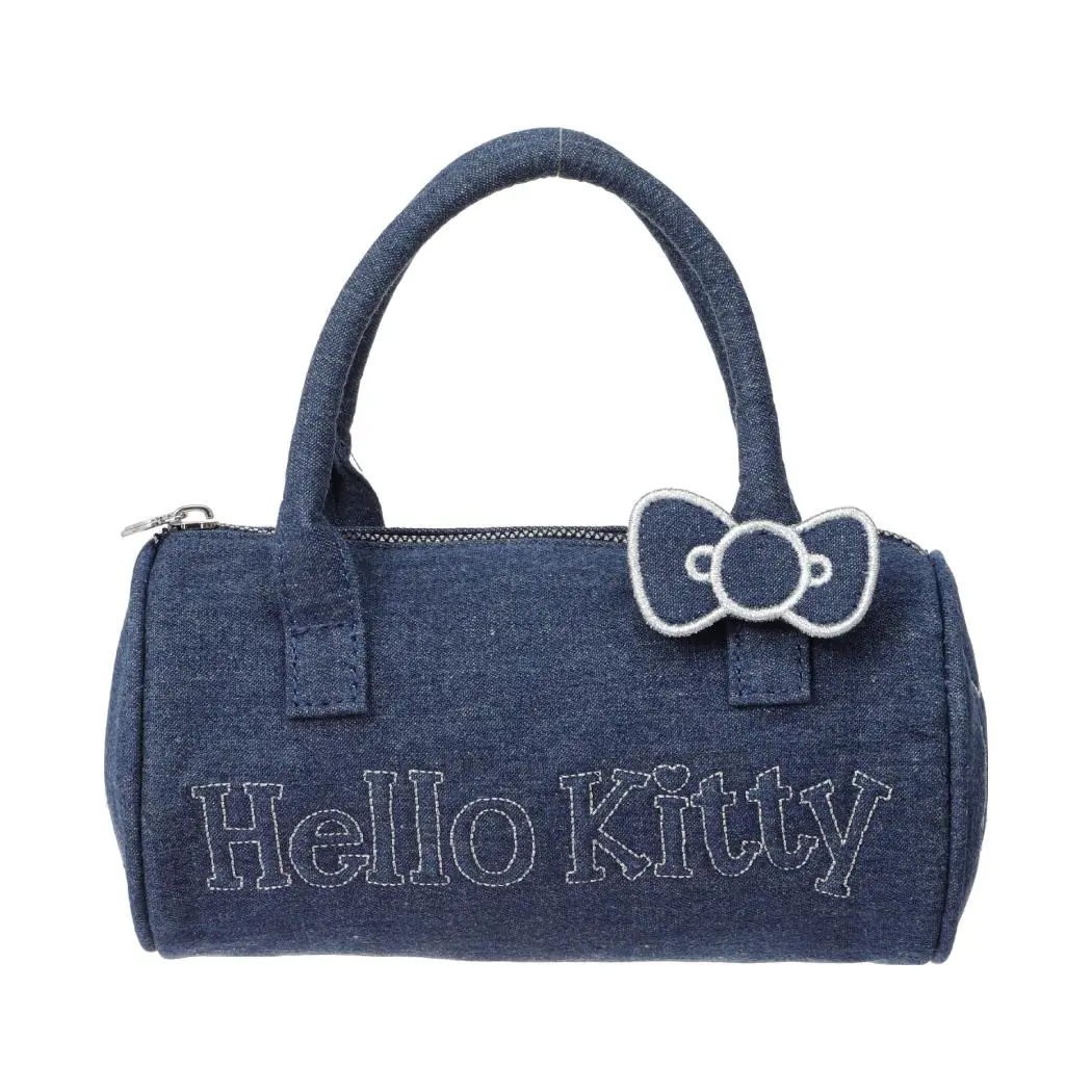 Hello Kitty Classic Series Cylinder Tote Bag (Blue) 1