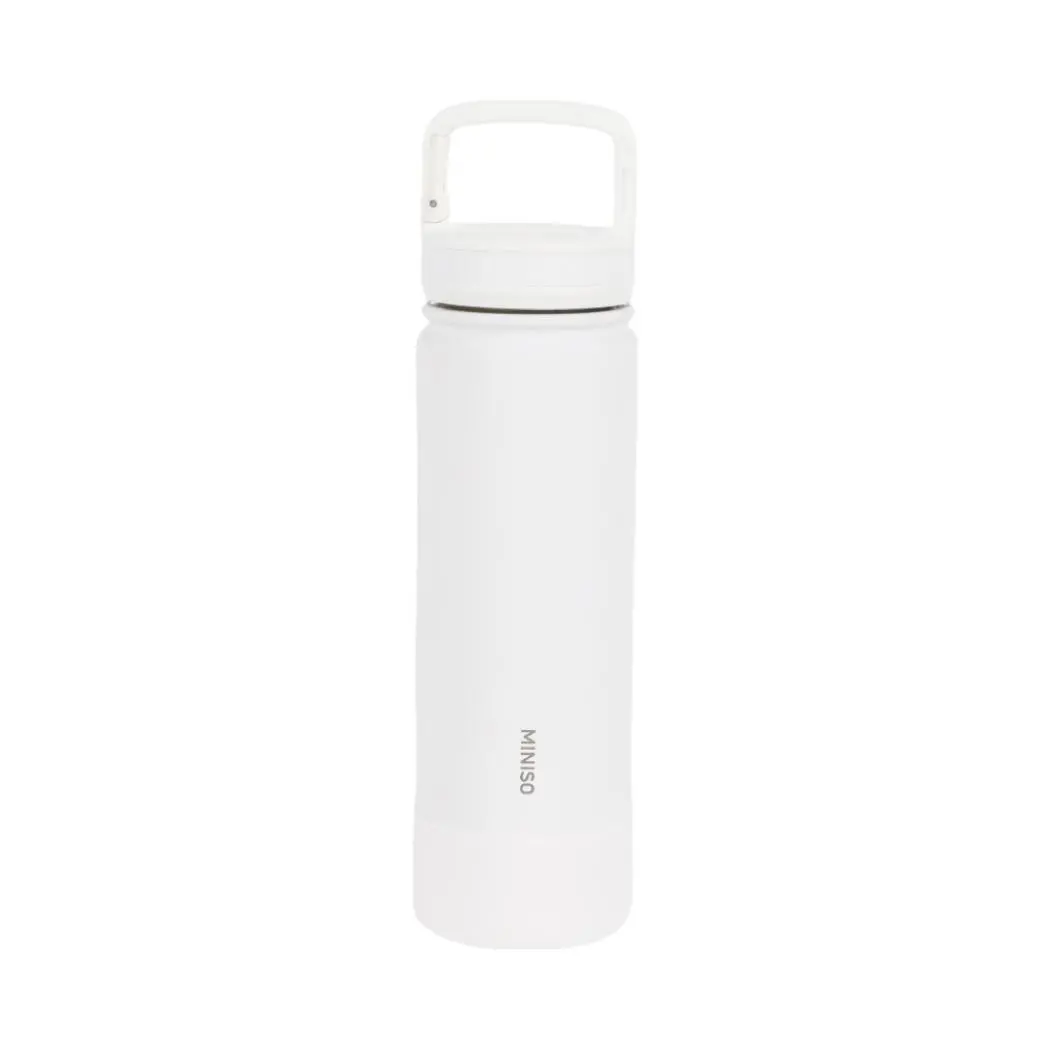 Dopamine Color Series Stainless Steel Insulated Bottle With Handle 700Ml(White) 1