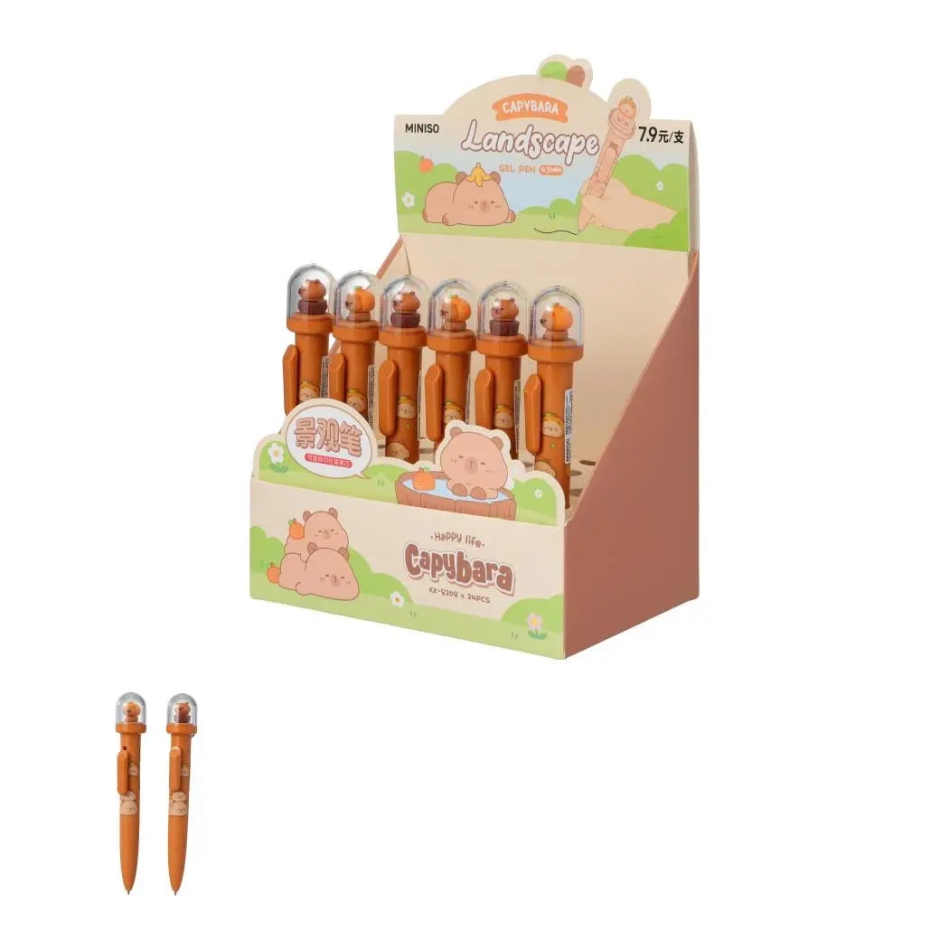 Happy Baking Series Scenery Gel Pen (0.5Mm, Black) (2 Assorted Models) (Pdq) 1