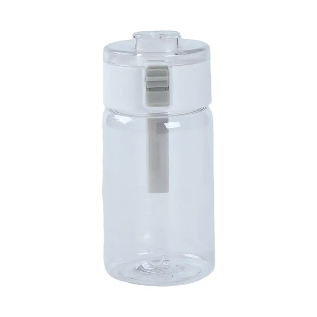 Black & White Series Handle Plastic Bottle 390Ml(White) 1