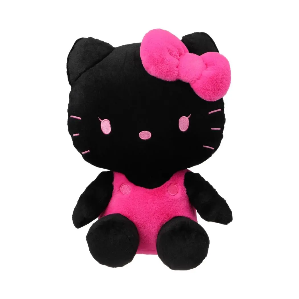 Hello Kitty Color Changing Collection 10In. Sitting-Posture Plush Toy(Black & Pink) 1