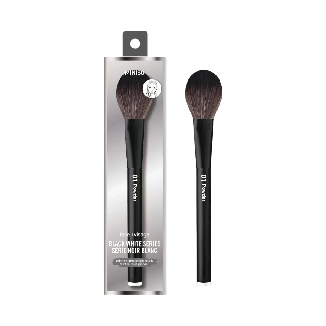Classic Black White Series Professional Loose Powder Brush 1