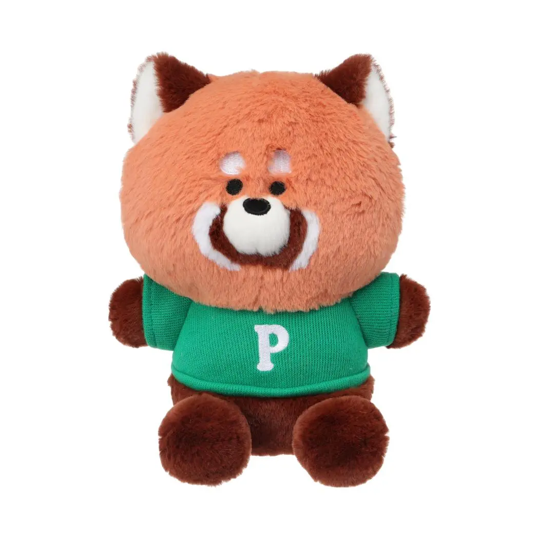 Gift Bear Chubby Collection 9In. Sitting-Posture Plush Toy(Sweater Red Panda) 1